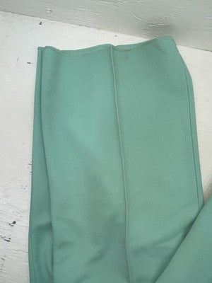 New Vintage Teal Panhandle Slim Polyester Pants #301 VV-85