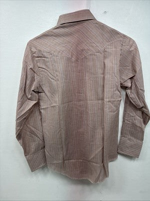 New Women’s Champion Western Plaid Long Sleeve Pearl Snap Size 14 II-71