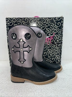 New Children’s Purple Blazin Roxx Cowboy Boots. 4451201 12. 23-7