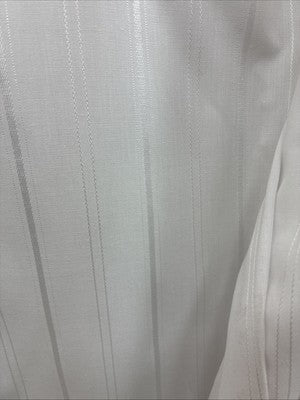 I’m New Men’s H Bar C White Stripe Long Sleeve Pearl Snap 16.5 X 34 Large CC-26