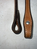 New Congress Leather Brown Leather Bridle Cheek Pieces R-503