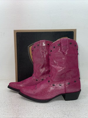 New Kids Pink Ariat Cowboy Boots. 10012798 3 M. 22-2