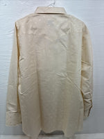 New Men’s H Bar C Tan Designed Long Sleeve Pearl Snap 17 X 34 XL X-104