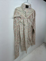 New Women’s Dickson Jenkins Floral Long Sleeve Button Up Size 36 YY-84