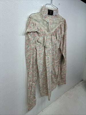 New Women’s Dickson Jenkins Floral Long Sleeve Button Up Size 36 YY-84