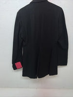 New Women’s Black Equestrian Long Riding Coat 16 WW-49