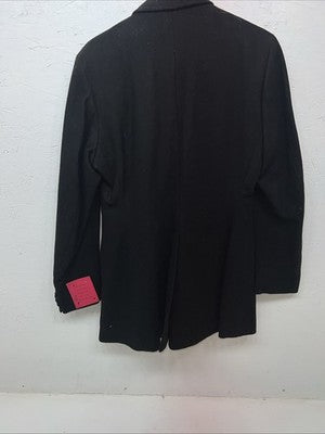 New Women’s Black Equestrian Long Riding Coat 16 WW-49