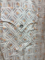 New Men’s Dickson Jenkins White Deign Long Sleeve Pearl Snap 16.5 Large X-55