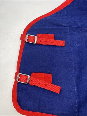 New Blue Red 49” Pony Winter Blanket QQ-5