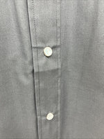 New Men’s White Horse Black Wolf Design Long Sleeve Pearl Snap Large AA-46 