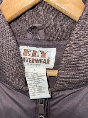 New Men Ely Cattleman Brown L  Puffer Vest #241120 LLL-45