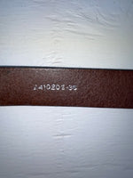 New Brown Genuine Leather Nocona 36” Belt #2410202 Z-127