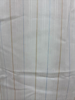 New Men’s ELY Cattleman White Stripe Long Sleeve Pearl Snap 16 X 34 Large M-24