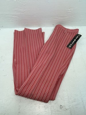 New Vintage Red Checkered Panhandle Slim Polyester Pants #8042 ZZ-70