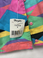 New Women’s Wrangler Multicolor Designed Button Up Medium TT-102