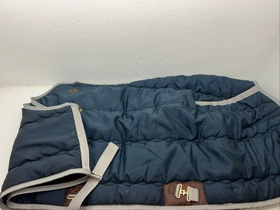 New Blue Puffer 72” Horse Winter Blanket QQ-6
