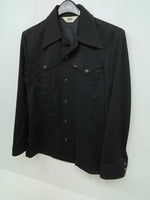 New Men’s Black Lee Long Sleeve Button Up Jacket 3B-115