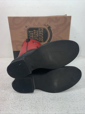 New Youth Red Dan Post Cowboy Boots. C 3126 4.5 4 1/2 D. 23-170