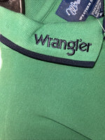New Men’s Green Wrangler Short Sleeve Polo Shirt Large P-40