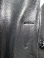 New 1849 Authentic Ranchwear Black White Leather Show Jacket 3XL QQ-13
