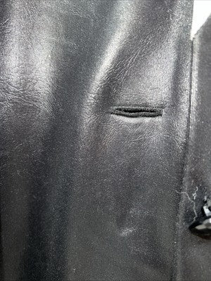 New 1849 Authentic Ranchwear Black White Leather Show Jacket 3XL QQ-13