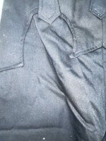 New Vintage Black Western Girl Polyester Pants #77 SS-70