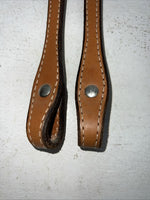 New Congress Leather Brown Leather Bridle Cheek Pieces R-503