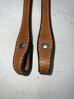 New Congress Leather Brown Leather Bridle Cheek Pieces R-503
