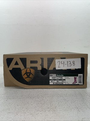 New Kids Pink Ariat Cowboy Boots. 10012798 4.5 4 1/2 M. 24-138
