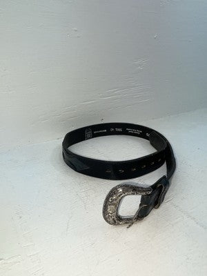 New Black Genuine Leather Dan Post 28” Belt #5861 NN-59