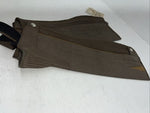 New Tough 1 Brown Synthetic Half Chaps Medium #63-76 H-513