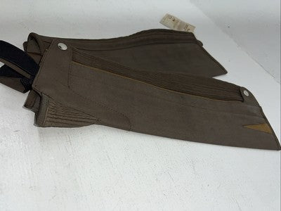New Tough 1 Brown Synthetic Half Chaps Medium #63-76 H-513