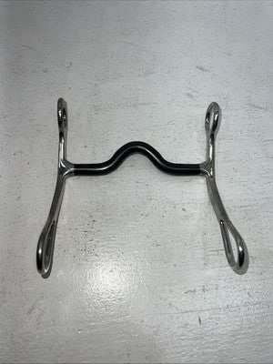 New Ride On 5 1/2” Curb Bit Medium Port Sweet Iron #25-5590 T-505