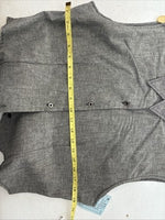 New Women’s Cowboy Threads Gray Sleeveless Button Up Size Small TT-60 