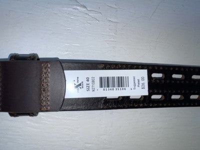 New Brown Genuine Leather HD Xtreme 40” Belt #N2710802 JJ-87