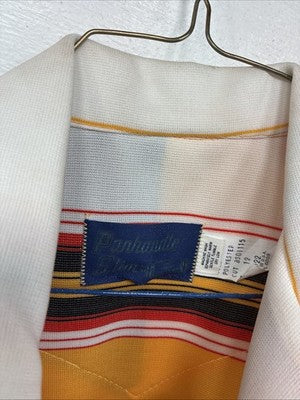 New Women’s Panhandle Slim Yellow Black Design Long Sleeve Button Up 12 TT-131