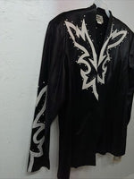 New Women’s Black 1849 Authentic Ranchwear Western Show Jacket Large UU-67