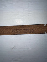 New Brown Genuine Leather Beaded 30” Belt JJ-159