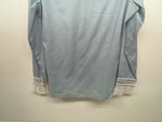 New Women’s Blue H Bar C Long Sleeve Button Up Shirt 3B-73