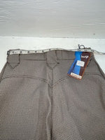 New Vintage Black Speckled Panhandle Slim Polyester Pants #781857 3A-130