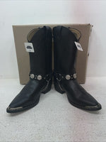 New Youth Black Smoky Mountain Cowboy Boots. 1083 Y 5. 24-134