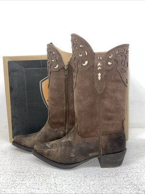 New Kids Brown Ariat Cowboy Boots. 10010913 13.5 13 1/2 M. 23-120