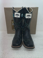 New Youth Black Smoky Mountain Cowboy Boots. 3343 Y 3.5 3 1/2. 22-37