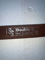 New Brown Genuine Leather Double S Tooled Duck 26” Belt #3013002 NN-61