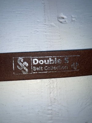 New Brown Genuine Leather Double S Tooled Duck 26” Belt #3013002 NN-61