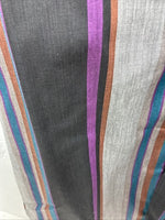 New Men’s ELY Cattleman Multicolor Stripe Long Sleeve Pearl Snap Medium Q-95