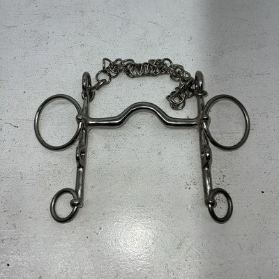 New Congress Leather 5” Pelham Port Bit #47832 LLL-20