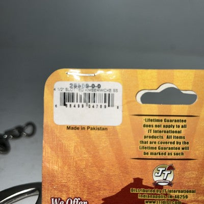 New Tough 1 Slotted 4 1/2” Kimberwick SS Bit #25559 O-502