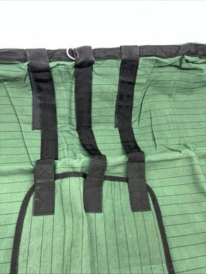 New Tough 1 Green 75” Canvas Horse Winter Blanket #32-170 QQ-8