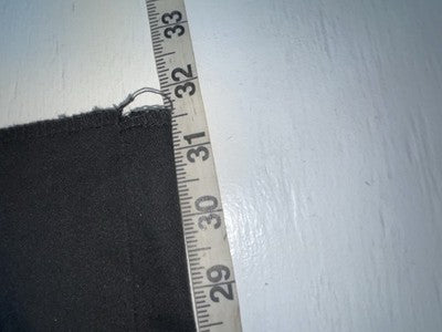 New Vintage Black Western Girl Polyester Pants #77 SS-70